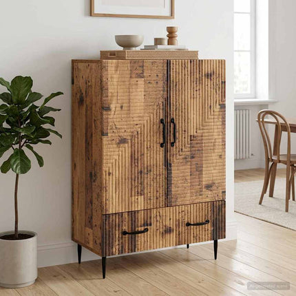 Sideboard Gammalt trä 66 x 34,5 x 95 cm Konstruerat trä