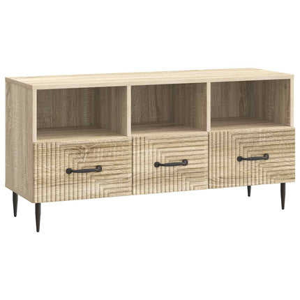 TV-skåp med låda Sonoma-ek 102 x 34,5 x 50 cm Konstruerat trä