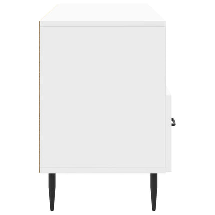 TV-skåp Vit högglans 102 x 34,5 x 50 cm Konstruerat trä