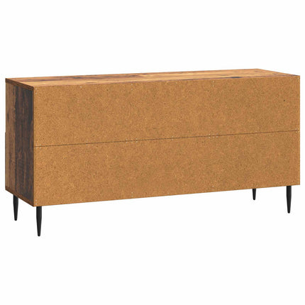 TV-skåp med låda Gammalt trä 102 x 34,5 x 50 cm Konstruerat trä