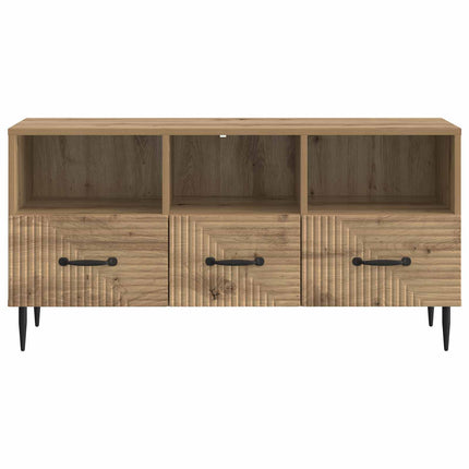 TV-skåp med låda Artisan-ek 102 x 34,5 x 50 cm Konstruerat trä