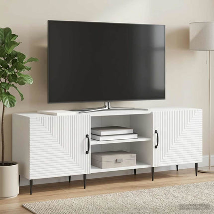 TV-skåp Vit 150 x 31 x 50 cm Konstruerat trä