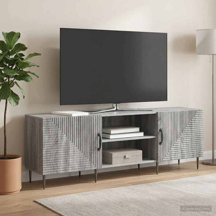 TV-skåp Grå sonoma-ek 150 x 31 x 50 cm Konstruerat trä