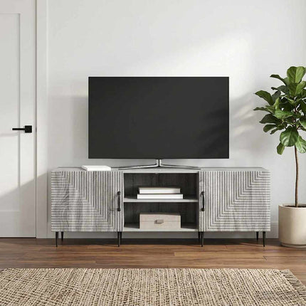 TV-skåp Grå sonoma-ek 150 x 31 x 50 cm Konstruerat trä