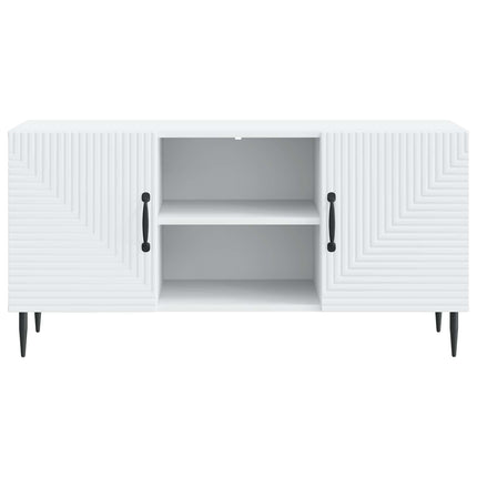 TV-skåp Vit 102 x 34,5 x 50 cm Konstruerat trä