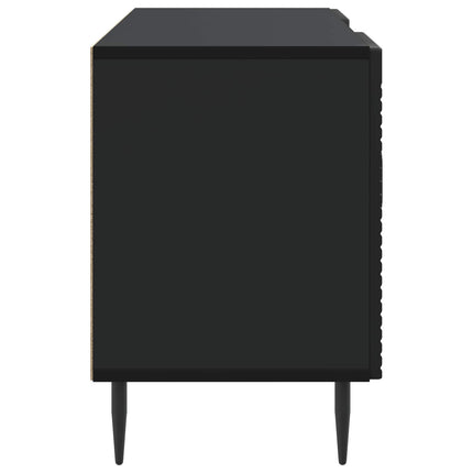 TV-skåp Svart 102 x 34,5 x 50 cm Konstruerat trä