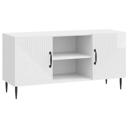 TV-skåp Vit högglans 102 x 34,5 x 50 cm Konstruerat trä