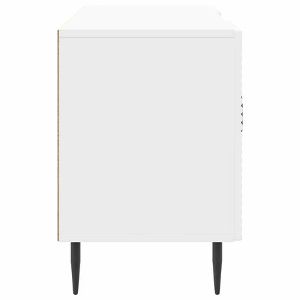 TV-skåp Vit högglans 102 x 34,5 x 50 cm Konstruerat trä