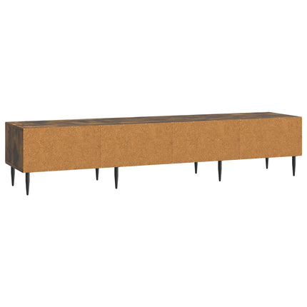 TV-skåp med låda Rökt ek 147 x 34,5 x 30 cm Konstruerat trä