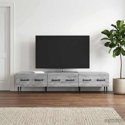 TV-skåp Grå sonoma-ek 147 x 34,5 x 30 cm Konstruerat trä