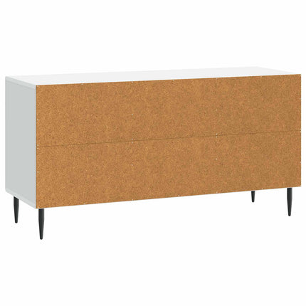 TV-skåp Vit 99 x 34,5 x 50 cm Konstruerat trä
