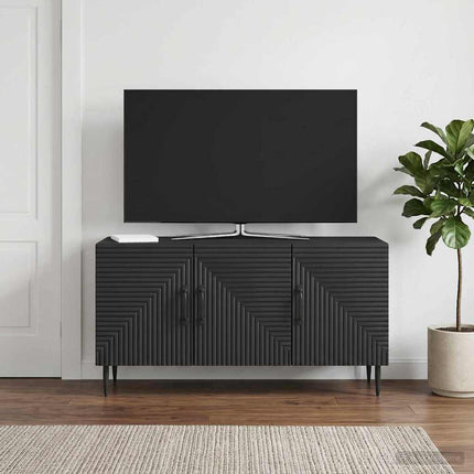 TV-skåp Svart 99 x 34,5 x 50 cm Konstruerat trä