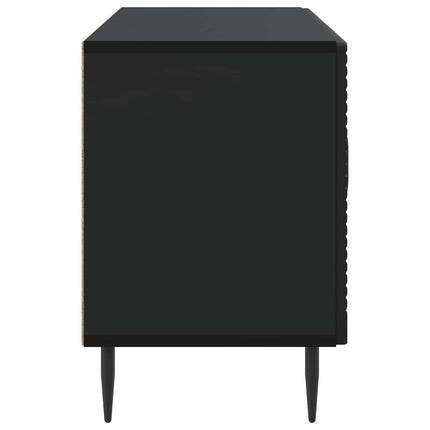 TV-skåp Svart 99 x 34,5 x 50 cm Konstruerat trä
