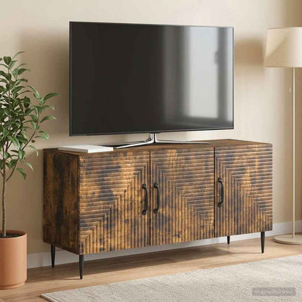 TV-skåp Rökt ek 99 x 34,5 x 50 cm Konstruerat trä