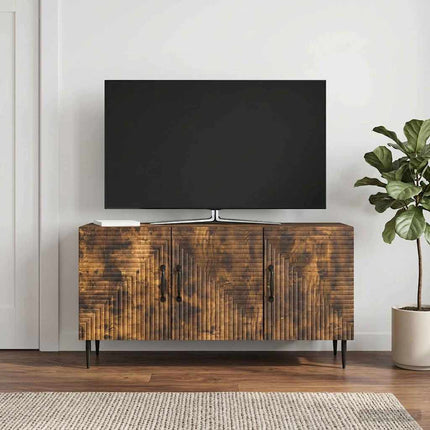 TV-skåp Rökt ek 99 x 34,5 x 50 cm Konstruerat trä