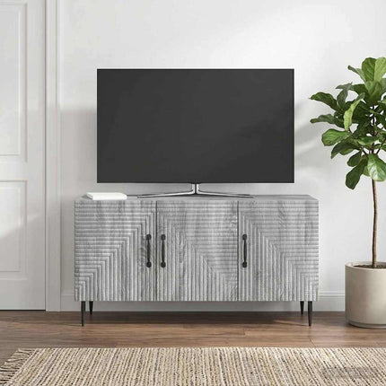 TV-skåp Grå sonoma-ek 99 x 34,5 x 50 cm Konstruerat trä