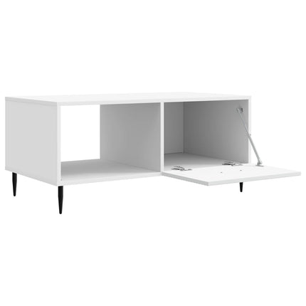 Kaffeebord Vit 90 x 50 x 40 cm Konstruerat trä