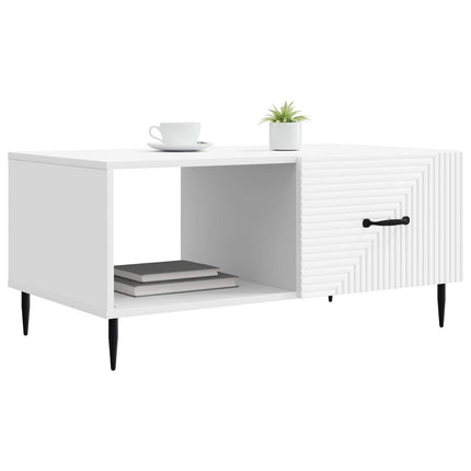 Kaffeebord Vit 90 x 50 x 40 cm Konstruerat trä