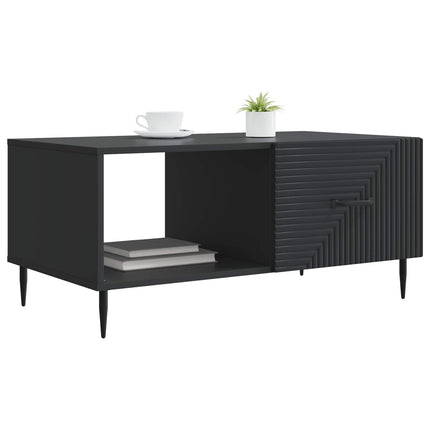 Kaffeebord Svart 90 x 50 x 40 cm Konstruerat trä