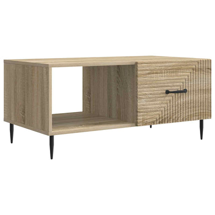 Kaffeebord Sonoma-ek 90 x 50 x 40 cm Konstruerat trä