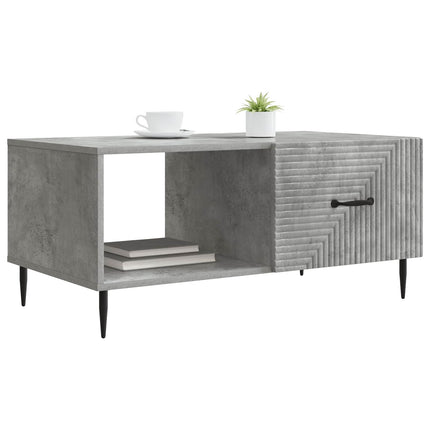 Kaffeebord Betonggrå 90 x 50 x 40 cm Konstruerat trä