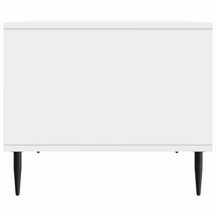 Kaffeebord Vit högglans 90 x 50 x 40 cm Konstruerat trä