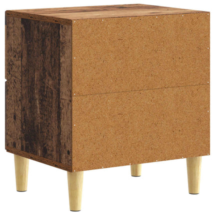 Sängbord Gammalt trä 43 x 34,5 x 48 cm Konstruerat trä