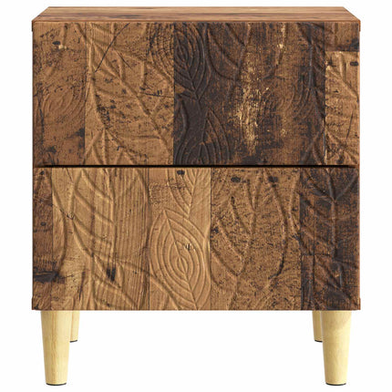 Sängbord Gammalt trä 43 x 34,5 x 48 cm Konstruerat trä
