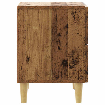 Sängbord Gammalt trä 43 x 34,5 x 48 cm Konstruerat trä