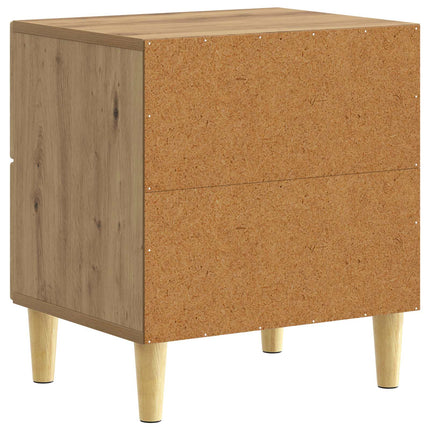 Sängbord Artisan-ek 43 x 34,5 x 48 cm Konstruerat trä