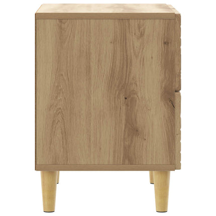 Sängbord Artisan-ek 62 x 34,5 x 48 cm Konstruerat trä