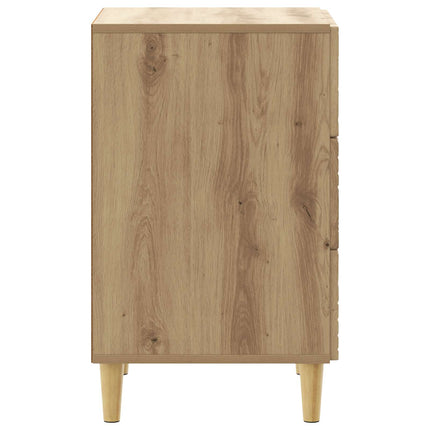 Sängbord Artisan-ek 43 x 39,5 x 66,5 cm Konstruerat trä