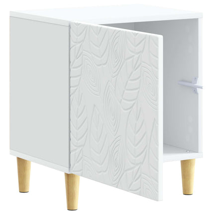 Sängbord 2 pcs Vit 43 x 34,5 x 50 cm Konstruerat trä