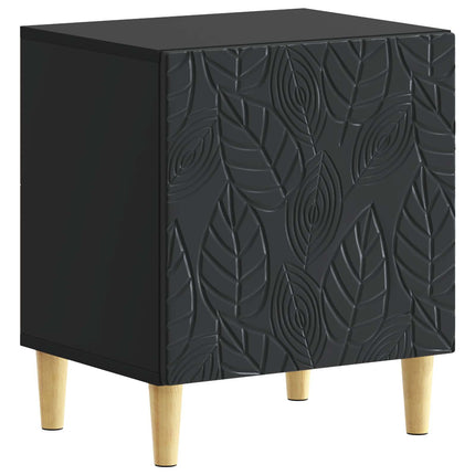 Sängbord 2 pcs Svart 43 x 34,5 x 50 cm Konstruerat trä
