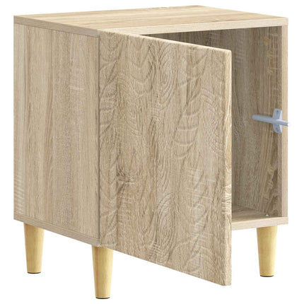 Sängbord 2 pcs Sonoma-ek 43 x 34,5 x 50 cm Konstruerat trä