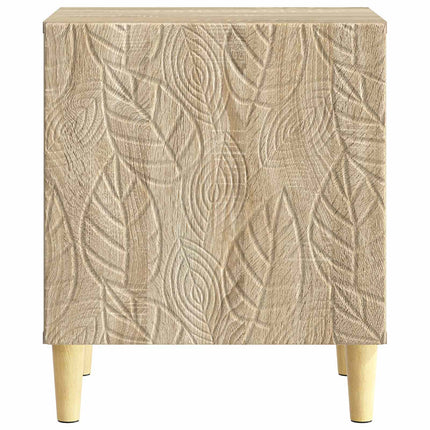 Sängbord 2 pcs Sonoma-ek 43 x 34,5 x 50 cm Konstruerat trä