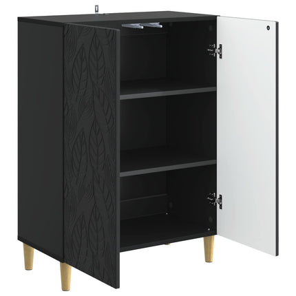 Sideboard Svart 66 x 34,5 x 90 cm Konstruerat trä