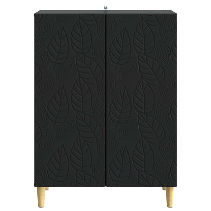 Sideboard Svart 66 x 34,5 x 90 cm Konstruerat trä