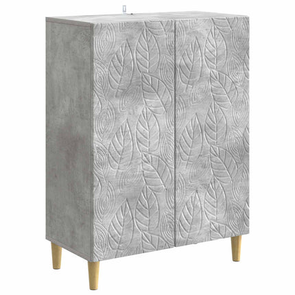 Sideboard Betonggrå 66 x 34,5 x 90 cm Konstruerat trä