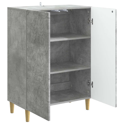 Sideboard Betonggrå 66 x 34,5 x 90 cm Konstruerat trä