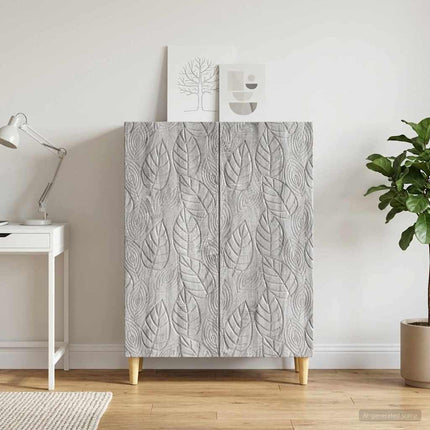 Sideboard Grå Sonoma 66 x 34,5 x 90 cm Konstruerat trä