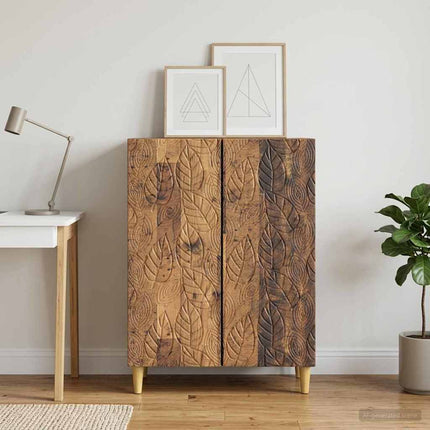 Sideboard Gammalt trä 66 x 34,5 x 90 cm Konstruerat trä