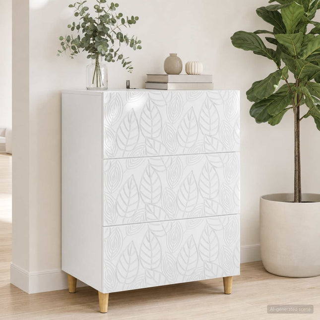 Lådans skåp Vit 66 x 34,5 x 90 cm Konstruerat trä