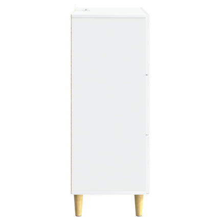 Lådans skåp Vit 66 x 34,5 x 90 cm Konstruerat trä