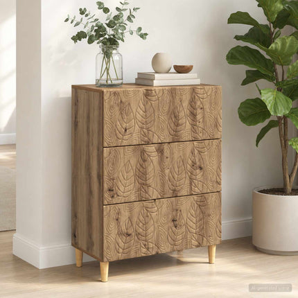Lådans skåp 66 x 34,5 x 90 cm Konstruerat trä Artisan-ek