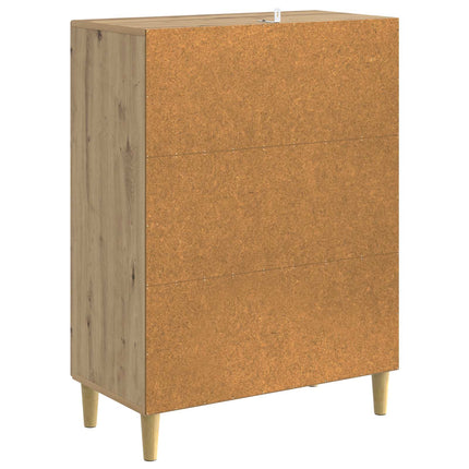 Lådans skåp Artisan-ek 66 x 34,5 x 90 cm Konstruerat trä