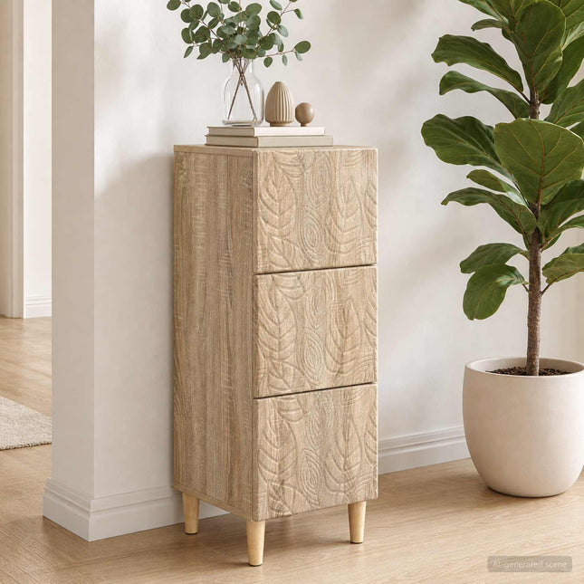 Lådans skåp Sonoma-ek 33 x 34,5 x 90 cm Konstruerat trä