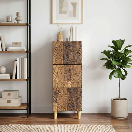 Lådans skåp Gammalt trä 33 x 34,5 x 90 cm Konstruerat trä