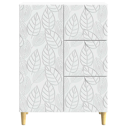 Sideboard Vit 66 x 34,5 x 90 cm Konstruerat trä