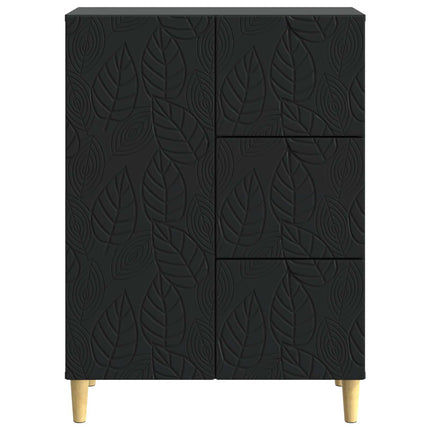 Sideboard Svart 66 x 34,5 x 90 cm Konstruerat trä